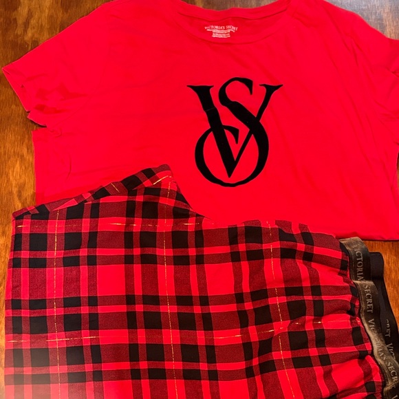 Victoria's Secret Red Plaid Pajama Set - Picture 8 of 8